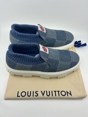 New Authentic Louis Vuitton Space Lander SLIP ON 1ACVPW 8LV / 9US